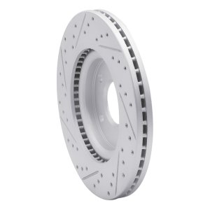 Nissan Sentra Brake Rotor (1) - Front Right - DFC - Geoperformance Rotors - Drilled & Slotted - `11-`19