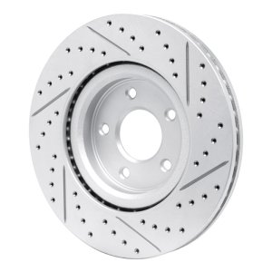 Nissan X-Trail Brake Rotor (1) - Front Left - DFC - Drilled & Slotted Geoperformance - `14-`19