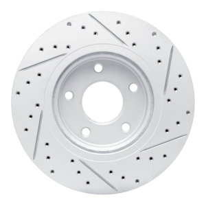 Nissan Qashqai Brake Rotor (1) - Front Left - DFC - Drilled & Slotted Geoperformance Rotor - `14-`23