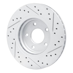 Nissan Qashqai Brake Rotor (1) - Front Left - DFC - Drilled & Slotted Geoperformance Rotor - `14-`23