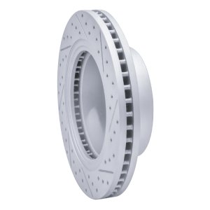 Nissan Titan Xd Brake Rotor (1) - Front Left - DFC - Drilled & Slotted Geoperformance - `16-`24