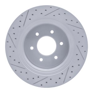 Nissan Titan XD Brake Rotor (1) - Front Right - DFC - Drilled & Slotted Geoperformance - `16-`24 Nissan Titan XD Brake Rotor (1) - Front Right - DFC - Drilled & Slotted Geoperformance - `16-`24