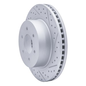 Nissan Titan XD Brake Rotor (1) - Front Right - DFC - Drilled & Slotted Geoperformance - `16-`24 Nissan Titan XD Brake Rotor (1) - Front Right - DFC - Drilled & Slotted Geoperformance - `16-`24