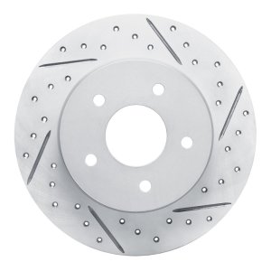 Nissan Sentra Brake Rotor (1) - Rear Right - DFC - Geoperformance Drilled & Slotted - `19-`26