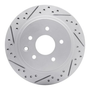 Infiniti Q45 Brake Rotor (1) - Rear Left - DFC - Geoperf Rotors - Drill & Slot - `02-`06