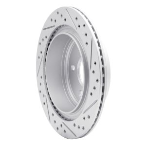 Infiniti Q45 Brake Rotor (1) - Rear Left - DFC - Geoperf Rotors - Drill & Slot - `02-`06