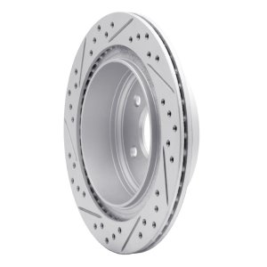 Infiniti Q45 Brake Rotor (1) - Rear Right - DFC - Geoperformance Rotor - Drilled and Slotted - `02-`06