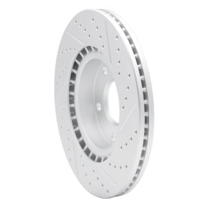 Infiniti G35 Brake Rotor (1) - Front Left - DFC - Geoperformance Drilled & Slotted - `03-`05