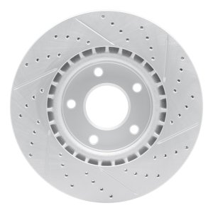 Infiniti G35 Brake Rotor (1) - Front Left - DFC - Geoperformance Drilled & Slotted - `03-`05