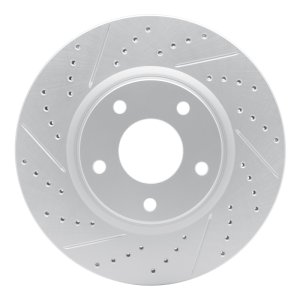 Infiniti G35 Brake Rotor (1) - Front Left - DFC - Geoperformance Drilled & Slotted - `03-`05