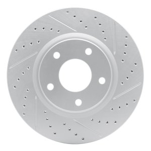 Infiniti G35 Brake Rotor (1) - Front Right - DFC - Geoperformance Drilled & Slotted - `03-`05