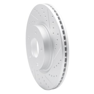 Infiniti G35 Brake Rotor (1) - Front Right - DFC - Geoperformance Drilled & Slotted - `03-`05
