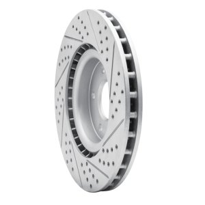 Infiniti G35 Brake Rotor (1) - Front Left - DFC - Drilled & Slotted Geoperformance - `03-`08