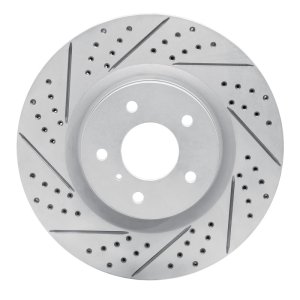 Infiniti G35 Brake Rotor (1) - Front Left - DFC - Drilled & Slotted Geoperformance - `03-`08