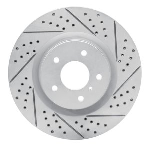 Infiniti G35 Brake Rotor (1) - Front Right - DFC - Drilled & Slotted Geoperformance Rotor - `03-`08