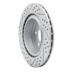 Infiniti G35 Brake Rotor (1) - Rear Right - DFC - Drilled & Slotted Geoperformance - `03-`08