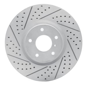Infiniti G37 Brake Rotor (1) - Front Left - DFC - Geoperformance Drilled & Slotted - `07-`15