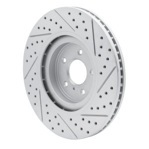 Infiniti FX50 Brake Rotor (1) - Front Left - DFC - Drilled & Slotted Geoperformance - `08-`25