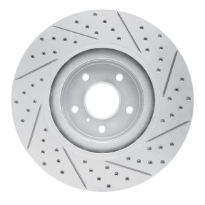 Infiniti FX50 Brake Rotor (1) - Front Left - DFC - Drilled & Slotted Geoperformance - `08-`25