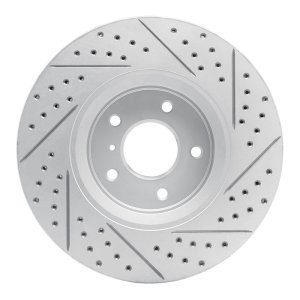 Infiniti Fx37 Brake Rotor (1) - Front Left - DFC - Geoperformance Rotor - Drilled and Slotted - `05-`14