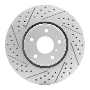 Infiniti Fx37 Brake Rotor (1) - Front Left - DFC - Geoperformance Rotor - Drilled and Slotted - `05-`14