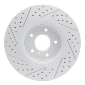 Infiniti Fx35 Brake Rotor (1) - Front Right - DFC - Drilled & Slotted Geoperformance - `05-`14