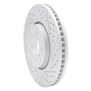 Infiniti Fx35 Brake Rotor (1) - Front Right - DFC - Drilled & Slotted Geoperformance - `05-`14