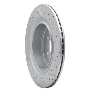 Infiniti M56 Brake Rotor (1) - Rear Left - DFC - Drilled & Slotted Geoperformance - `09-`24