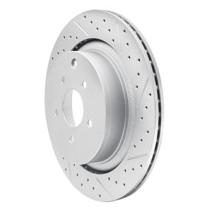Infiniti Q70 Brake Rotor (1) - Rear Right - DFC - Drilled & Slotted Geoperformance - `09-`24 Infiniti Q70 Brake Rotor (1) - Rear Right - DFC - Drilled & Slotted Geoperformance - `09-`24