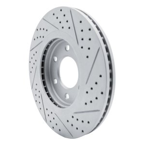 Infiniti QX80 Brake Rotor (1) - Front Left - DFC - Geoperformance, Drilled & Slotted - `07-`24 Infiniti QX80 Brake Rotor (1) - Front Left - DFC - Geoperformance, Drilled & Slotted - `07-`24