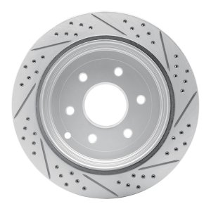 Infiniti Qx80 Brake Rotor (1) - Rear Left - DFC - Drilled & Slotted Geoperformance - `10-`24 Infiniti Qx80 Brake Rotor (1) - Rear Left - DFC - Drilled & Slotted Geoperformance - `10-`24