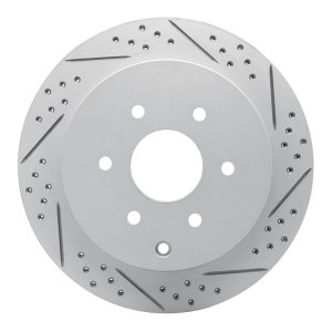 Infiniti QX56 Brake Rotor (1) - Rear Right - DFC - Geoperformance Rotor - Drilled & Slotted - `10-`24