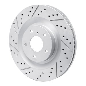 Infiniti Qx50 Brake Rotor (1) - Front Left - DFC - Geoperformance Rotors - Drill & Slot - `19-`25