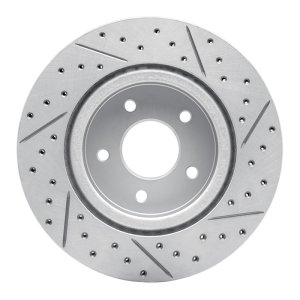 Infiniti Qx50 Brake Rotor (1) - Rear Left - DFC - Drilled & Slotted Geoperformance - `19-`25