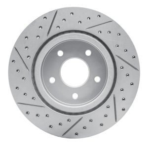 Infiniti Qx55 Brake Rotor (1) - Rear Right - DFC - Drilled & Slotted Geoperformance - `19-`25
