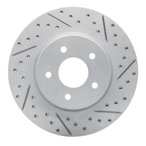 Infiniti Qx55 Brake Rotor (1) - Rear Right - DFC - Drilled & Slotted Geoperformance - `19-`25