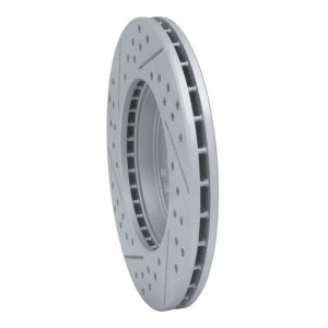 Dodge Stealth Brake Rotor (1) - Front Right - DFC - Geoperformance Drilled & Slotted - `91-`04