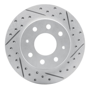 Dodge Colt Brake Rotor (1) - Front Right - DFC - Geoperformance Rotor - Drilled and Slotted - `88-`07