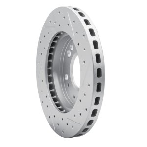 Chrysler Sebring Brake Rotor (1) - Front Left - DFC - Drilled & Slotted Geoperformance - `90-`05