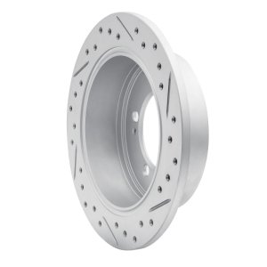 Chrysler Sebring Brake Rotor (1) - Rear Left - DFC - Drilled & Slotted Geoperformance - `94-`07