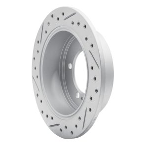 Chrysler Sebring Brake Rotor (1) - Rear Right - DFC - Drilled & Slotted Geoperformance - `94-`07