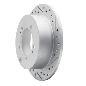 Chrysler Sebring Brake Rotor (1) - Rear Right - DFC - Drilled & Slotted Geoperformance - `94-`07