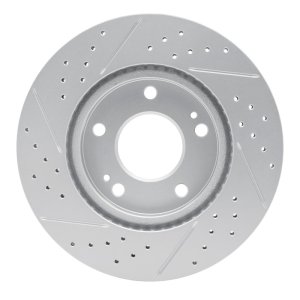 Chrysler Sebring Brake Rotor (1) - Front Right - DFC - Drill & Slot Geoperformance - `00-`24