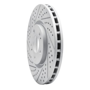 Mitsubishi Lancer Brake Rotor (1) - Front Left - DFC - Drilled & Slotted Geoperformance - `03-`06 Mitsubishi Lancer Brake Rotor (1) - Front Left - DFC - Drilled & Slotted Geoperformance - `03-`06