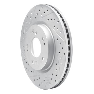Mitsubishi Galant Brake Rotor (1) - Front Left - DFC - Drilled & Slotted Geoperformance - `04-`12