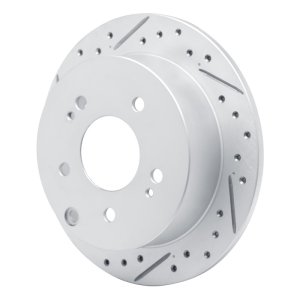 Mitsubishi Galant Brake Rotor (1) - Rear Left - DFC - Geoperformance Drilled & Slotted - `04-`12