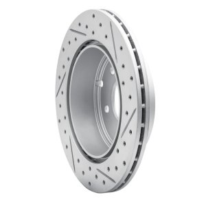 Mitsubishi Eclipse Brake Rotor (1) - Rear Left - DFC - Drilled & Slotted Geoperformance - `06-`12 Mitsubishi Eclipse Brake Rotor (1) - Rear Left - DFC - Drilled & Slotted Geoperformance - `06-`12