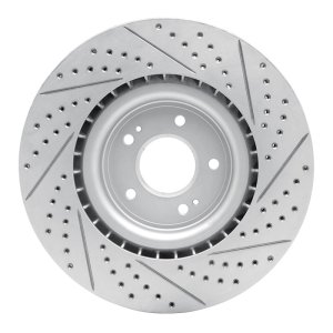 Mitsubishi Lancer Brake Rotor (1) - Front Left - DFC - Geoperformance Drilled & Slotted - `08-`15 Mitsubishi Lancer Brake Rotor (1) - Front Left - DFC - Geoperformance Drilled & Slotted - `08-`15