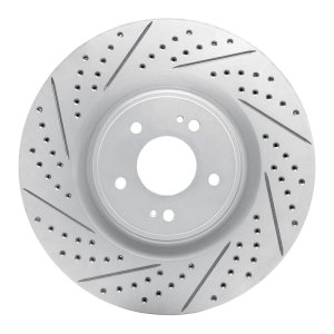 Mitsubishi Lancer Brake Rotor (1) - Front Left - DFC - Geoperformance Drilled & Slotted - `08-`15 Mitsubishi Lancer Brake Rotor (1) - Front Left - DFC - Geoperformance Drilled & Slotted - `08-`15