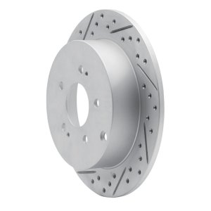 Mitsubishi Grandis Brake Rotor (1) - Rear Left - DFC - Drilled & Slotted Geoperformance - `04-`11